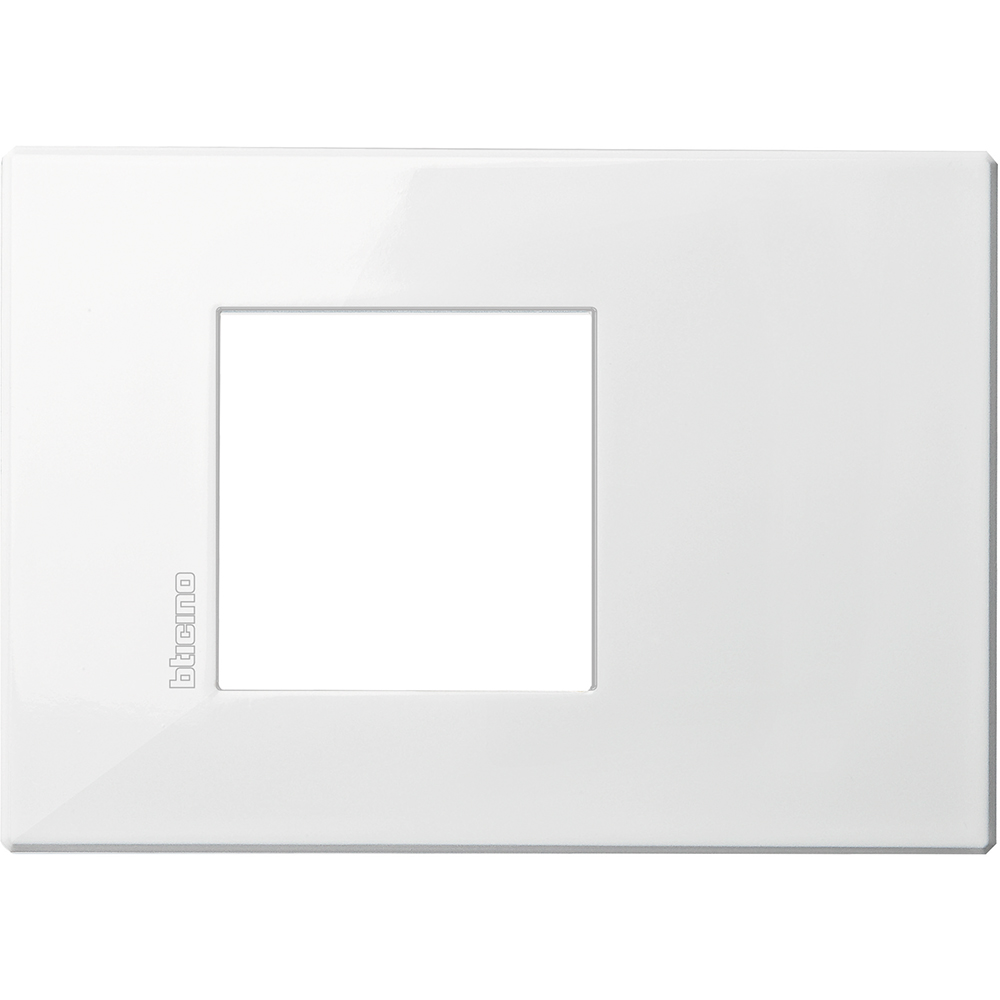 BTICINO - HW4819HD Cover plate Axolute Air 2 modules - white - material: metal