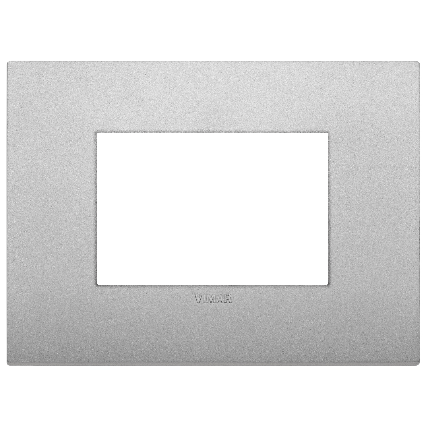 VIMAR - 19653.79 - Classic plate 3M techno matt silver