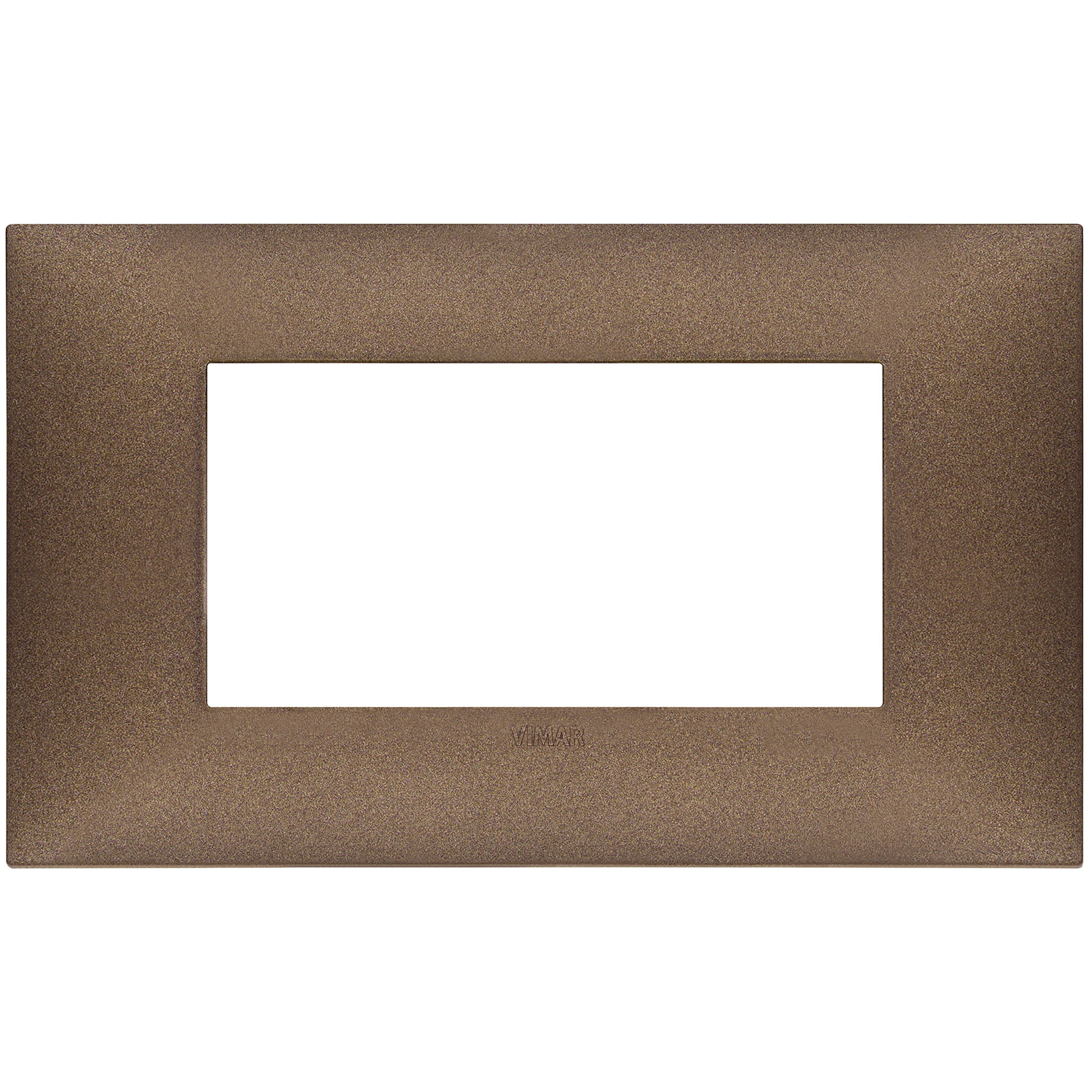 VIMAR - 09674.24 cover plate - 4 centered module matt copper color NEVE UP