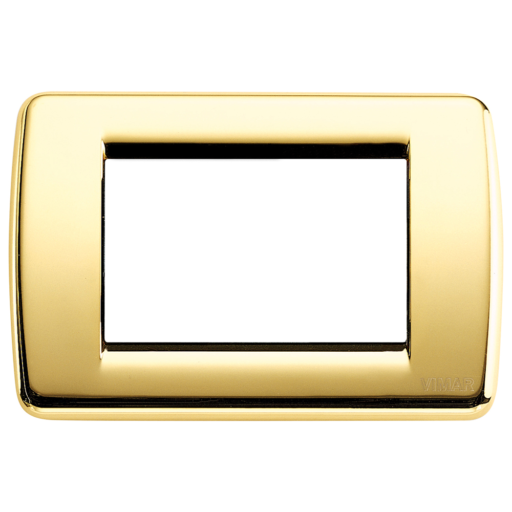 VIMAR - 16753.32 - IDEA Rondò Рамка 3М италиански стандарт Polished gold