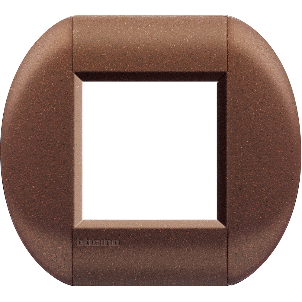 BTICINO - LNB4802MA Round cover plate 2 modules - marrakech 