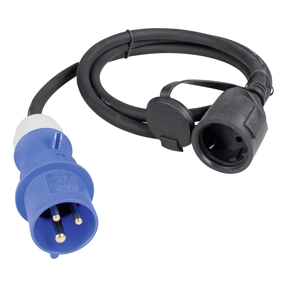 Câble De Raccordement Électrique AS-Schwabe H07RN-F 3G1.5 Noir 4,5m - Robuste Pour Chantier Et Usage Intensif