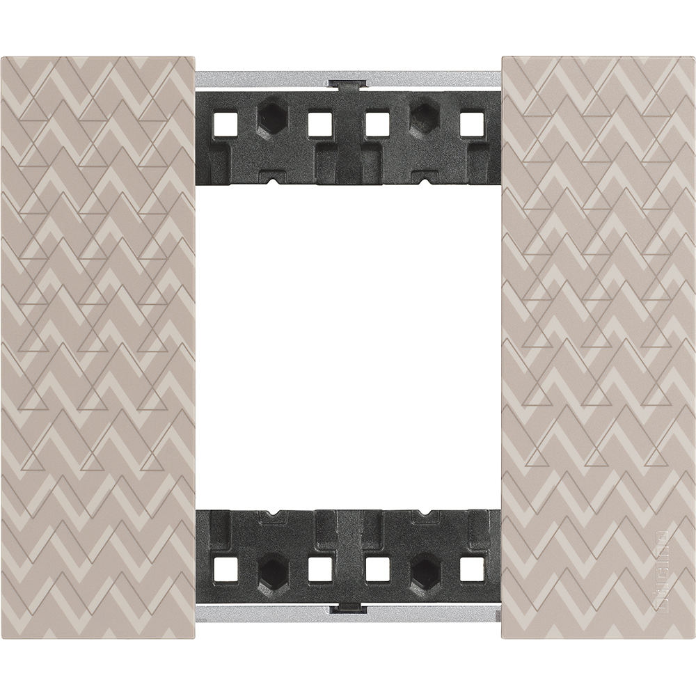 BTICINO - KA4802MM cover plate Living Now 2 modules - optic