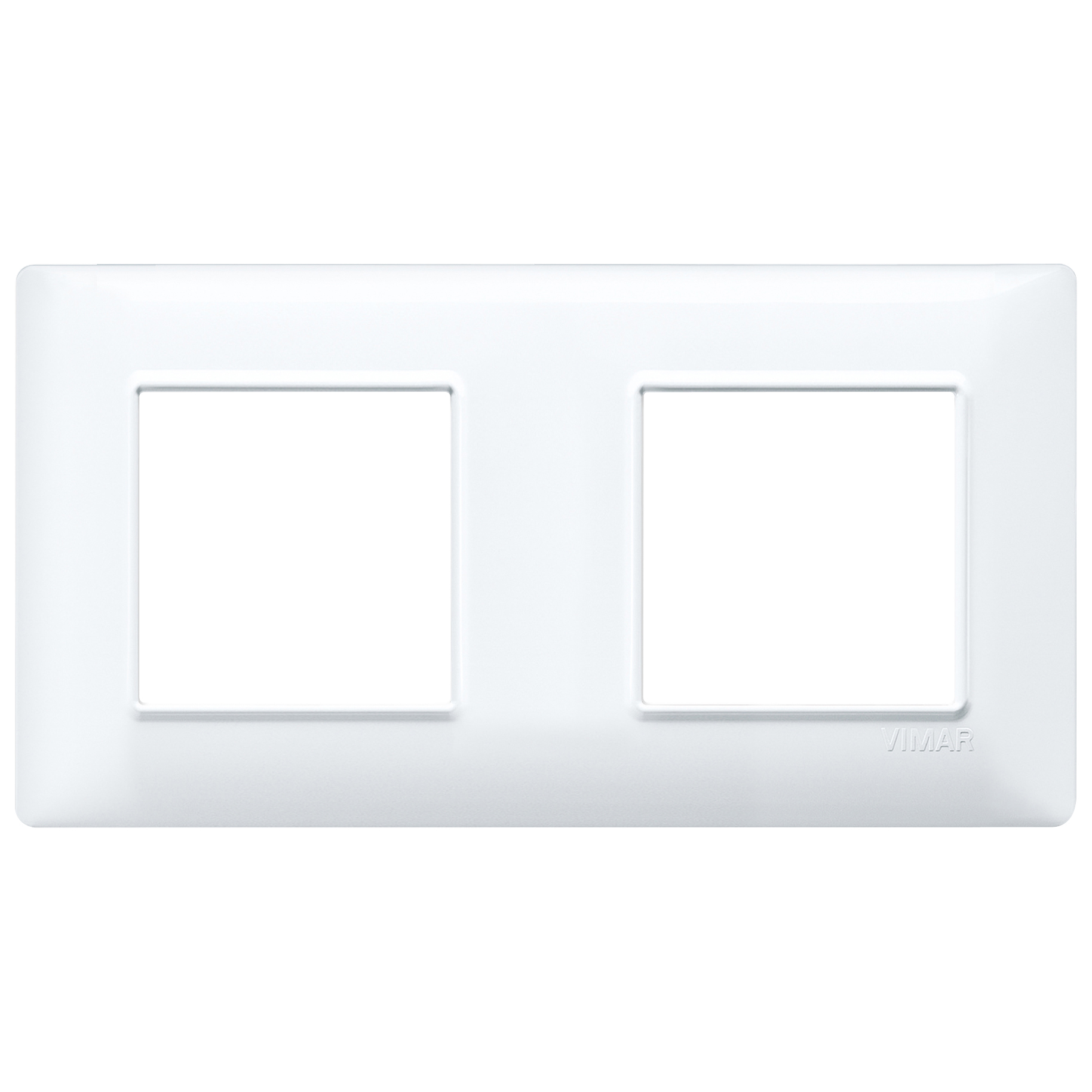 VIMAR - 14643.01 - Plate 4M (2+2) 71mm techn. white
