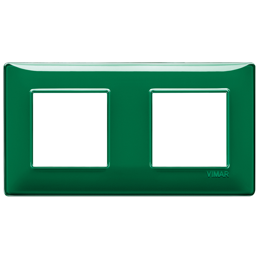 VIMAR - 14643.47 - Plate 4M (2+2) 71mm Reflex emerald