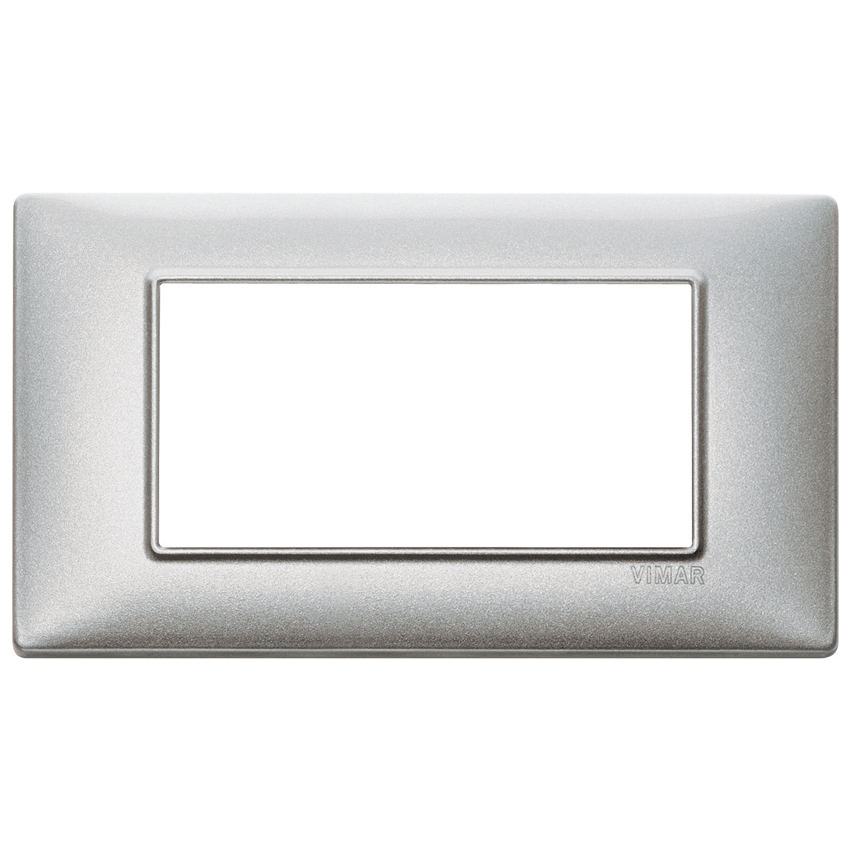 VIMAR - 14654.71 - Plate 4M metal Silver