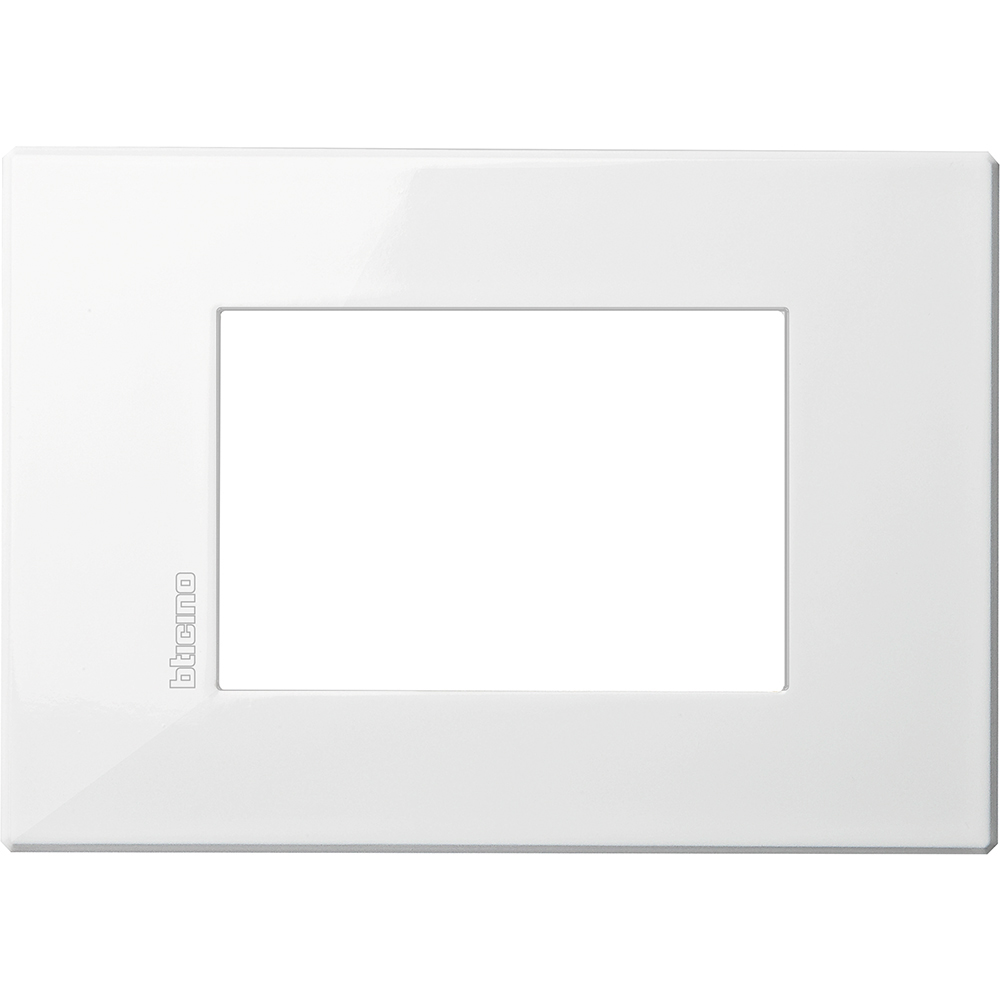 BTICINO - HW4803HD Cover plate Axolute Air 3 modules - white - material: metal