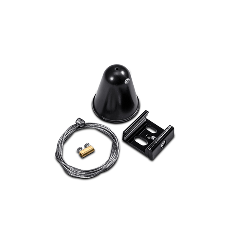 ACA LIGHTING - 4WKRB BLACK PENDANT KIT FOR 4 WIRES TRACK