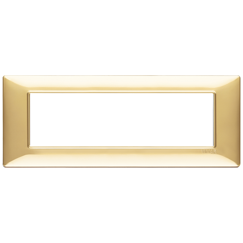VIMAR - 14657.24 - Plate 7M techn. polished gold