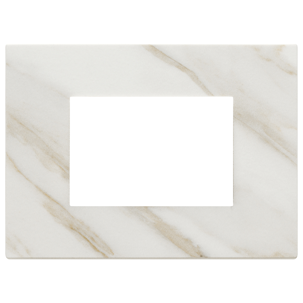 VIMAR - 22653.51 - Eikon Exe Рамка 3М италиански стандарт White Calacatta
