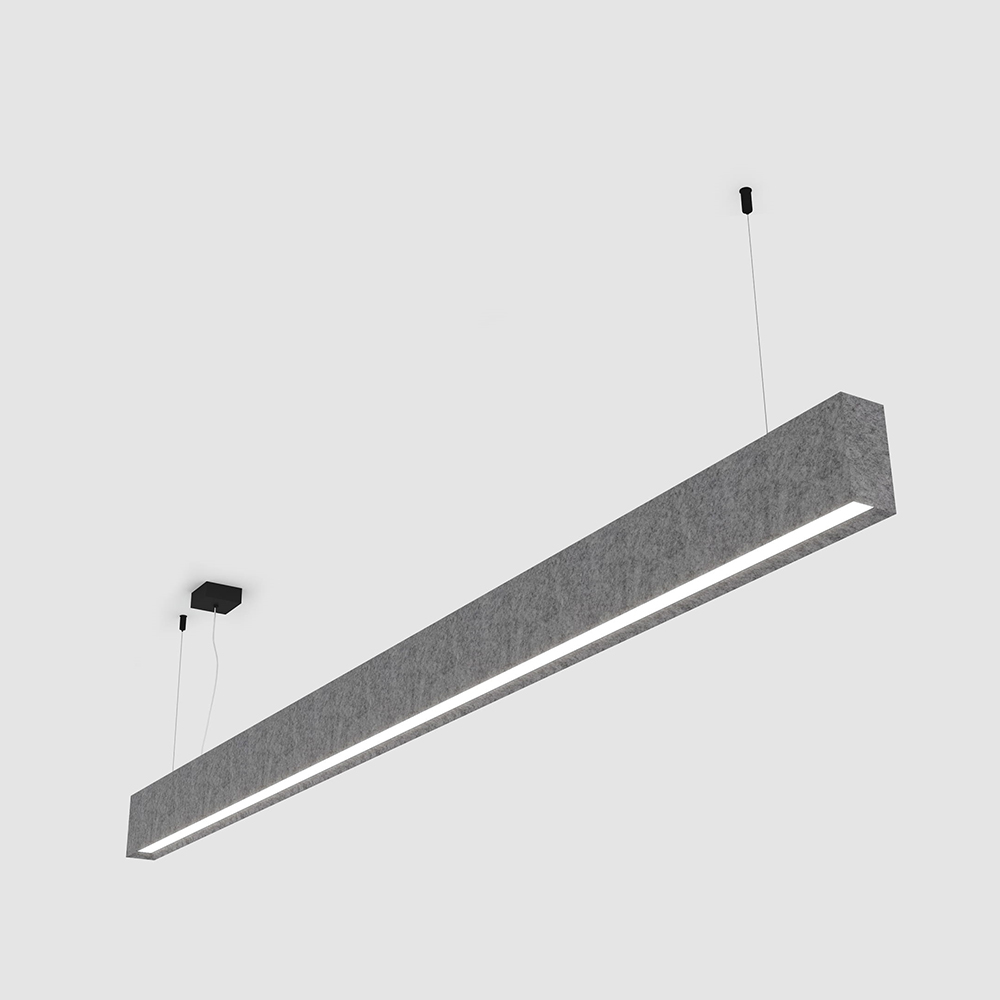 POLARIS LIGHTING - Акустичен LED профил S-LINE 36 OM 55/200/1220mm 15-30W/m 3000K  62lm/W сив 2506-15