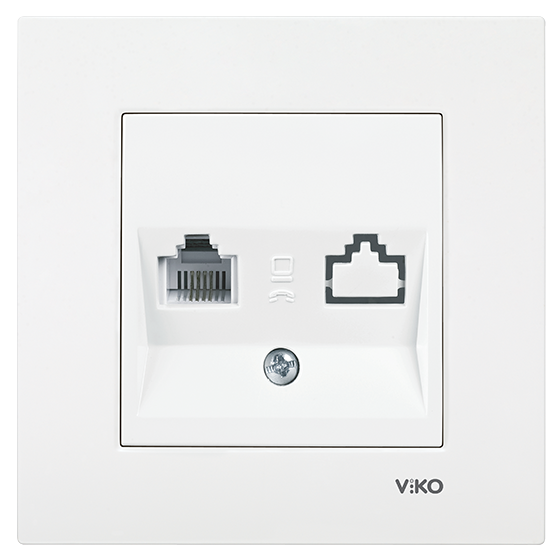 Viko Socket VIKO - 9096 0013 Phone socket RJ11 Viko Karre