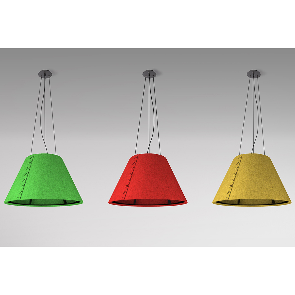 POLARIS LIGHTING - АКУСТИЧНА ЛАМПА AMNESIA Ø600/H300mm 10W 2700 1500lm 360° червена 2509-10