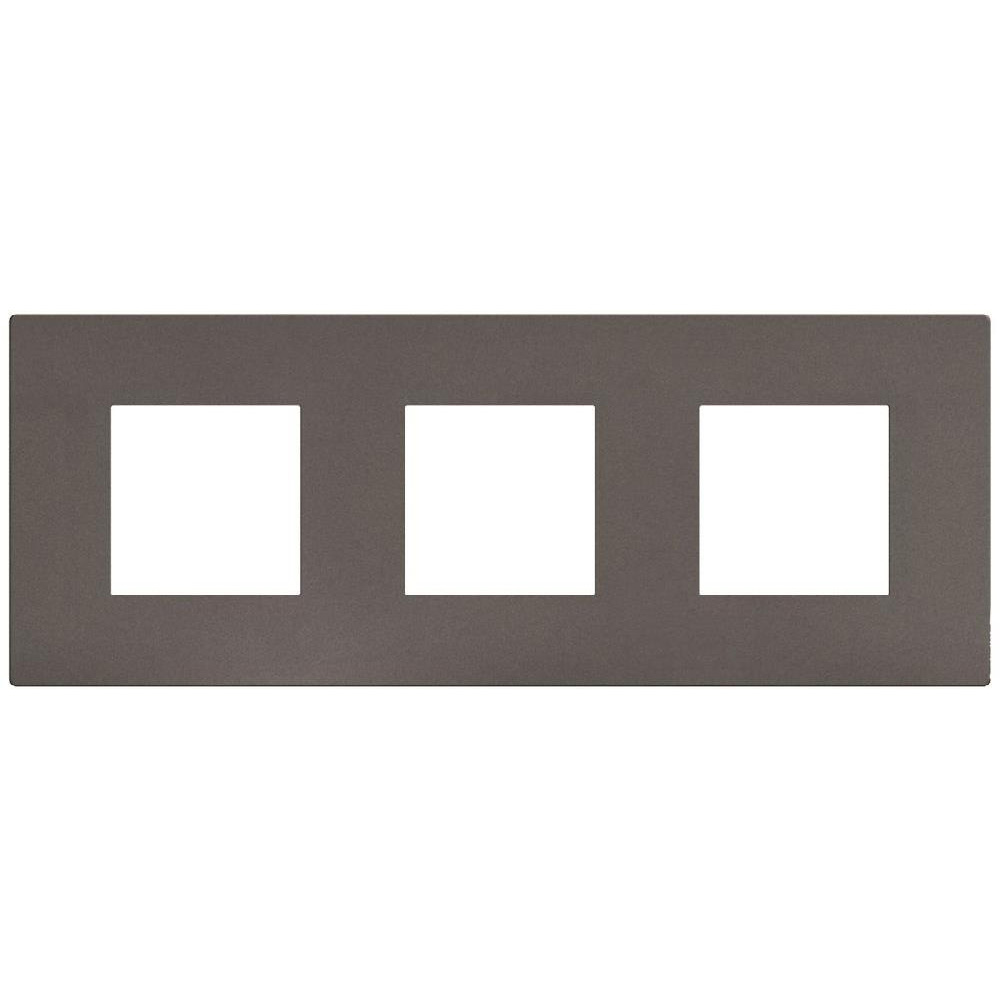 BTICINO - cover plate 2+2+2 modules Moca Stone Light Now YA4802M3GM