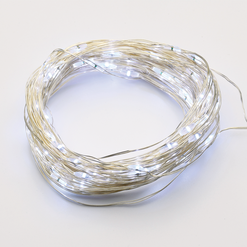 ACA LIGHTING - X0420024 200 CW SOLAR LEDS, COPPER WIRE STRING LIGHTS ...