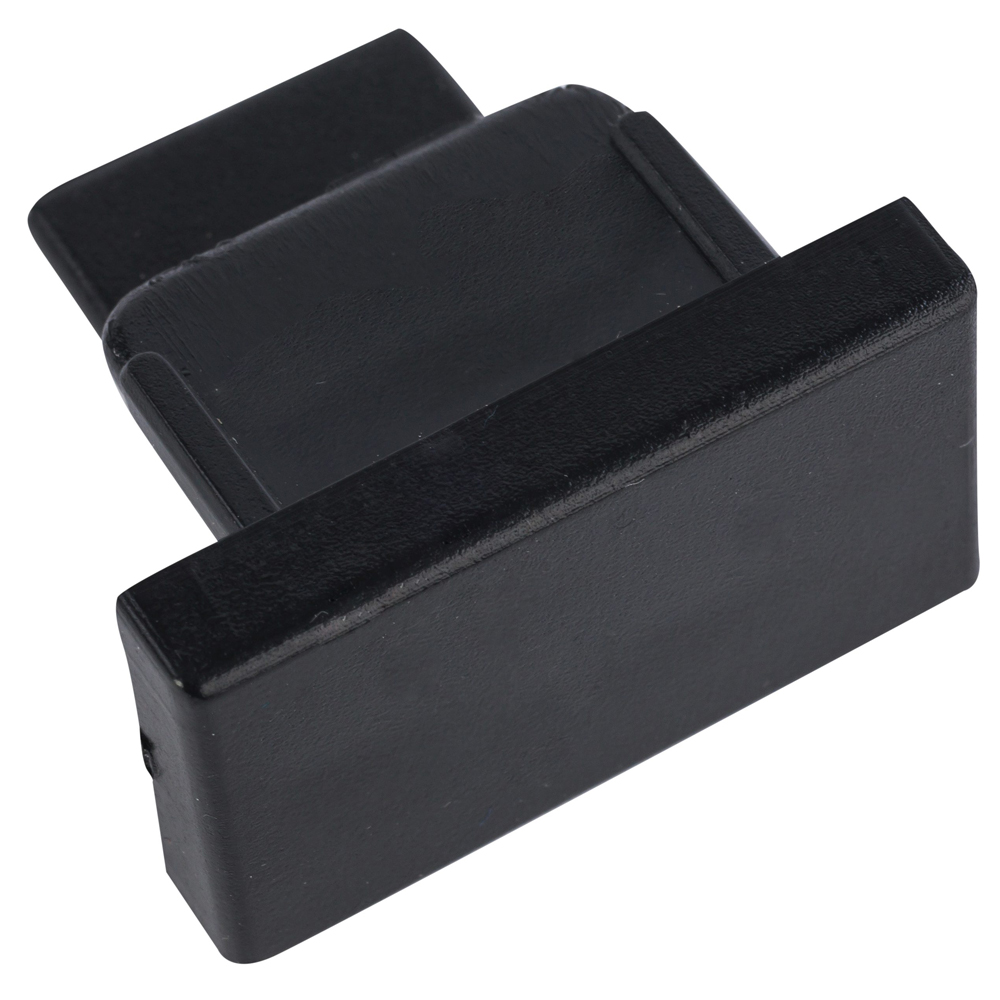 NOWODVORSKI - PROFILE DEAD END CAP BLACK 9458