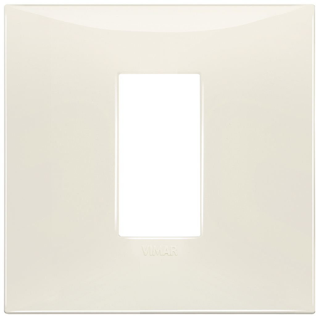 VIMAR - 09661.02 cover plate - 1 centered module ivory color NEVE UP