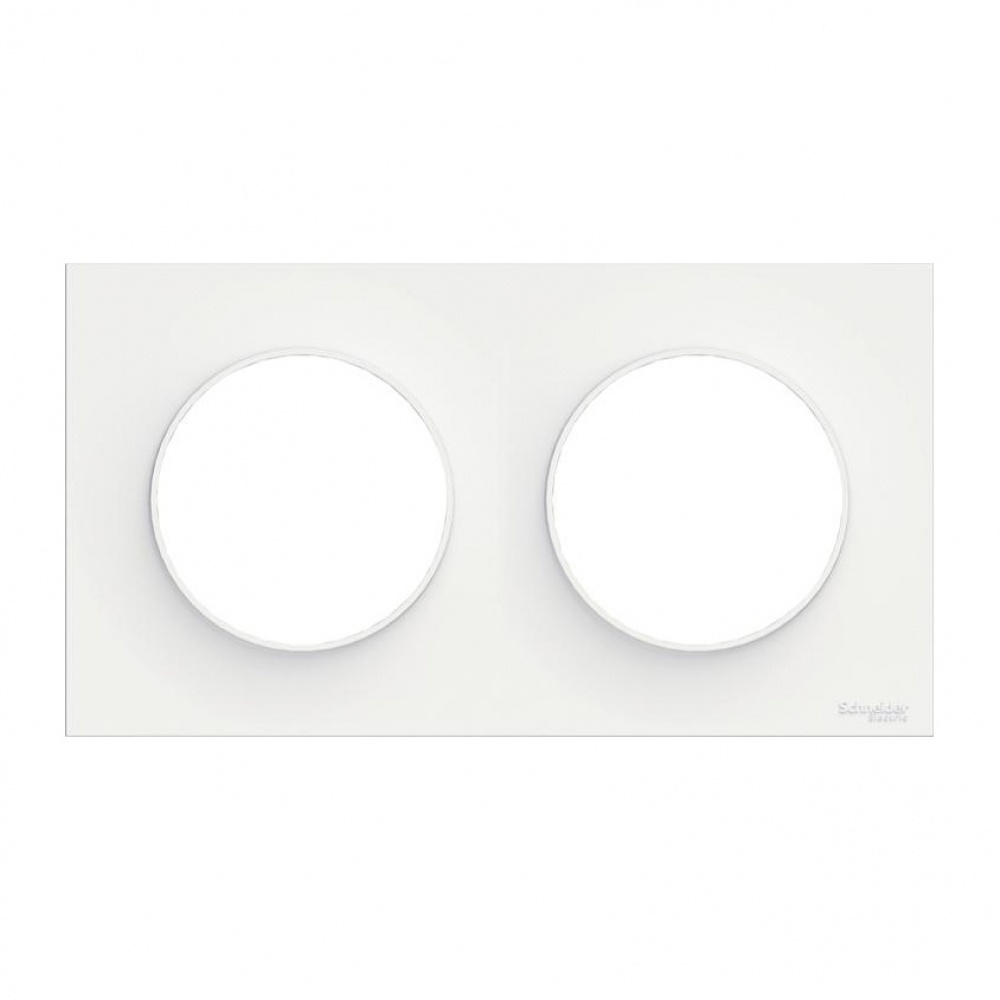 SCHNEIDER ELECTRIC - S520704 Odace Styl cover frame 2 gang  white