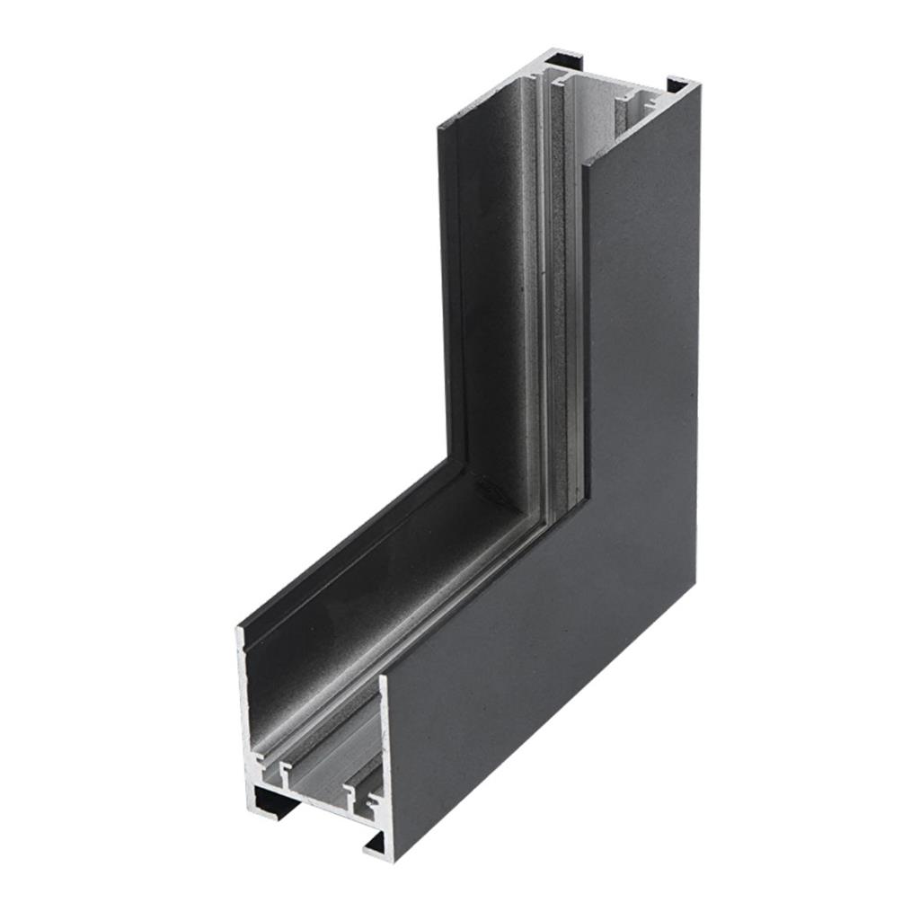 ULTRALUX - Vertical L-connector for surface mounting deep black LMST20VK