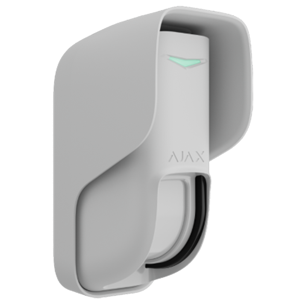 AJAX - Wireless motion sensor PIR+MW, 8°, range 12m @ h=2.4m, IP55, white, Curtain Outdoor 101441.289.WH1