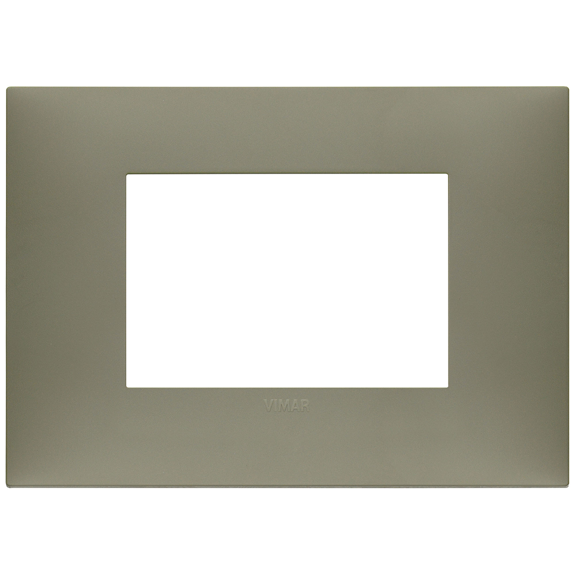 VIMAR - 09673.13 cover plate - 3 centered module matt clay color NEVE UP