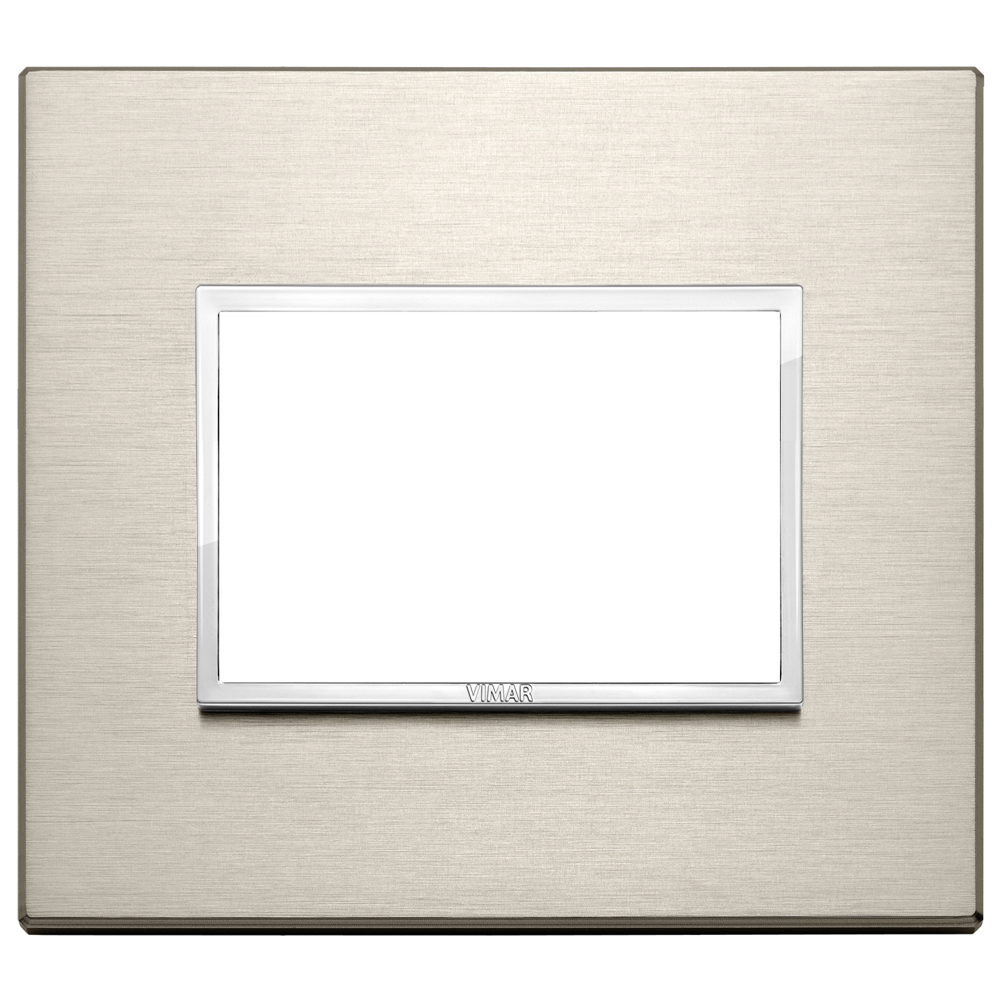 VIMAR - 21653.04 - Plate 3M aluminium neutral bronze