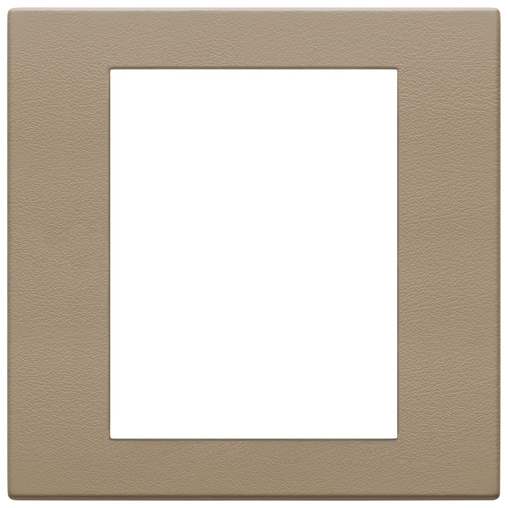 VIMAR - 22668.21 - Plate 8M leather Savannah