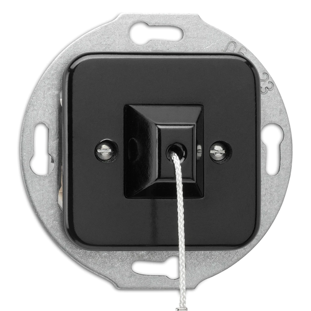 THPG - Pull switch alternation with cord bakelite black 173114