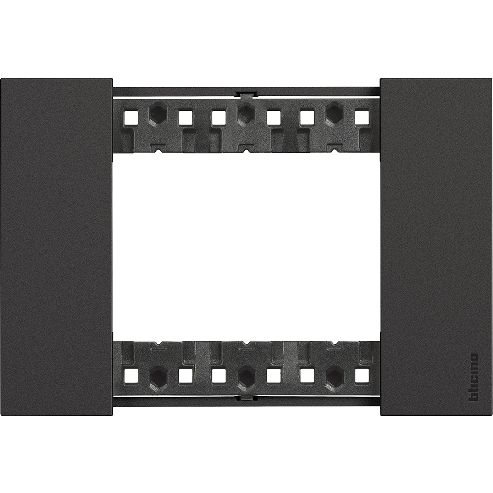 BTICINO - KA4803KG cover plate Living Now 3 modules - black