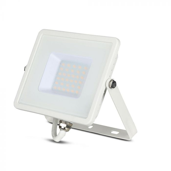 V-TAC - 30W LED Прожектор SAMSUNG Чип G2 SMD Бяло Тяло 3000К SKU: 21403