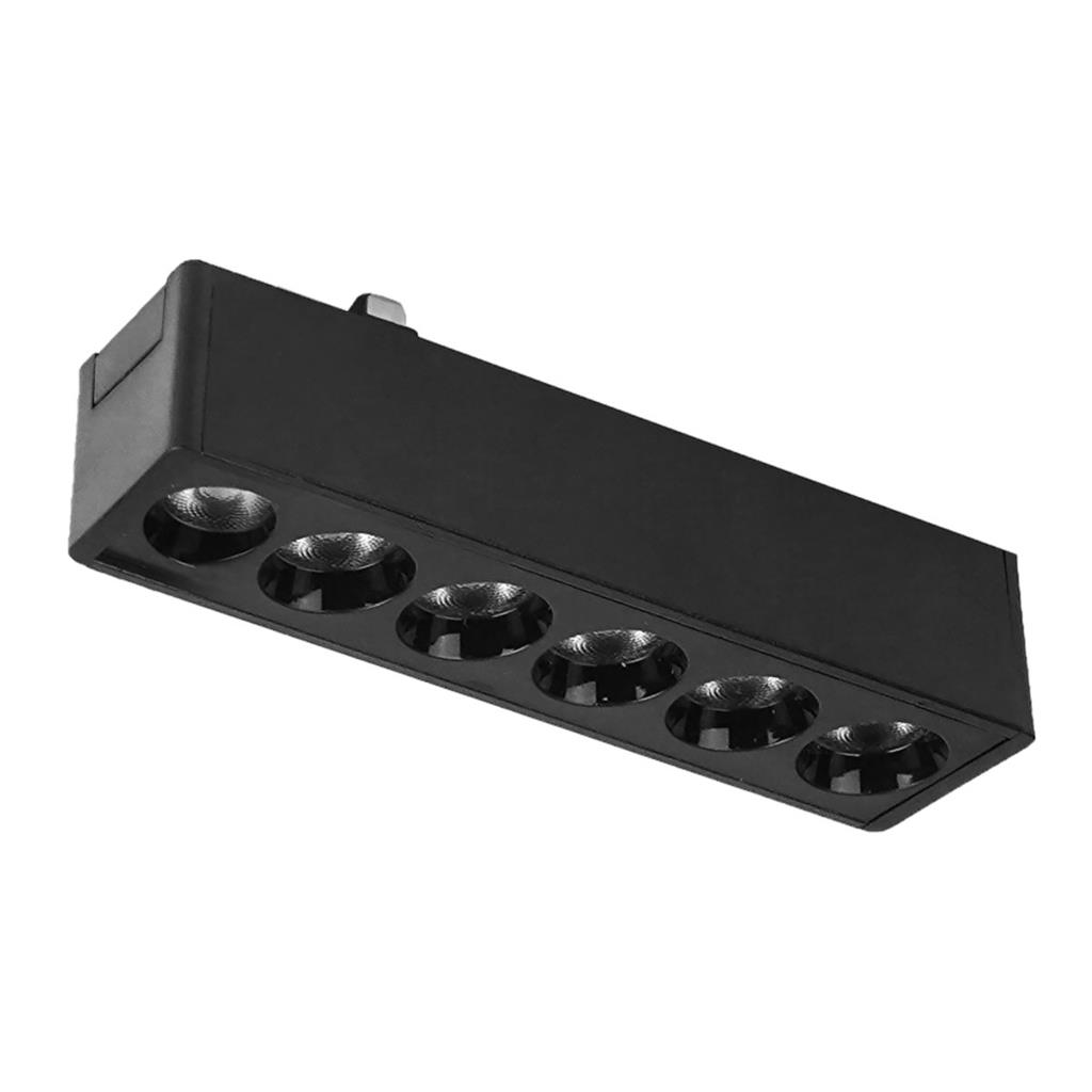 ULTRALUX - LED body magnetic linear black 6W, 24⁰, CCT, 48V DC LMST2L6CCT