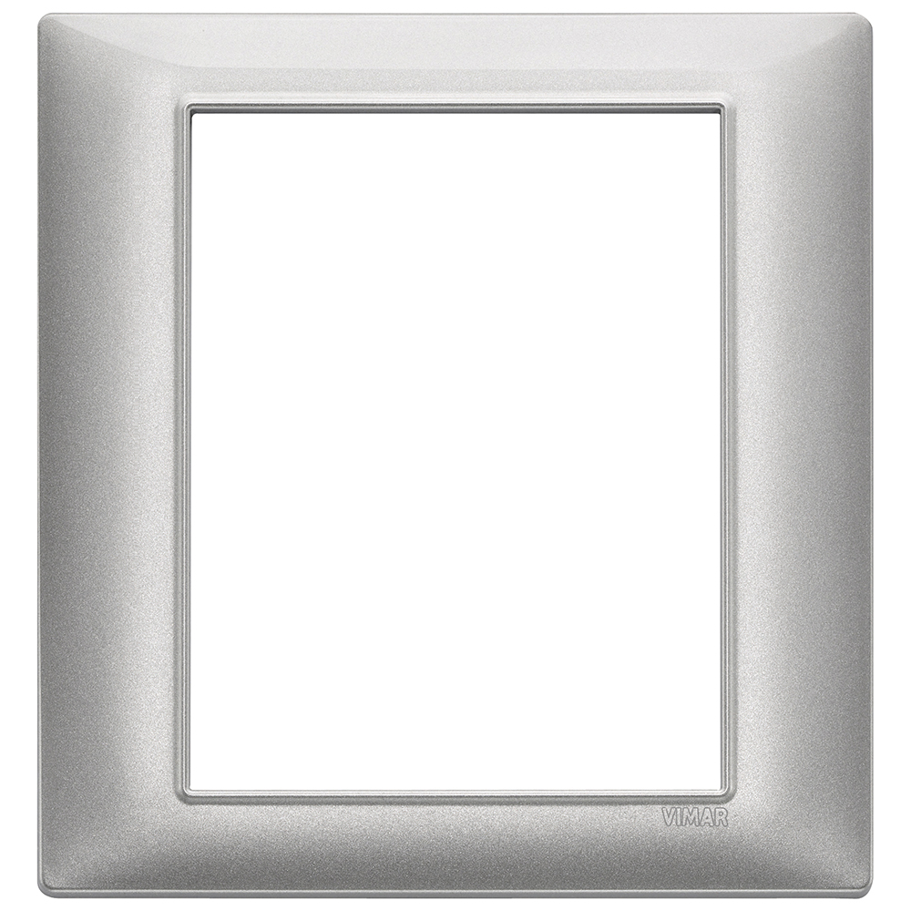 VIMAR - 14668.71 - Plate 8M techno Silver