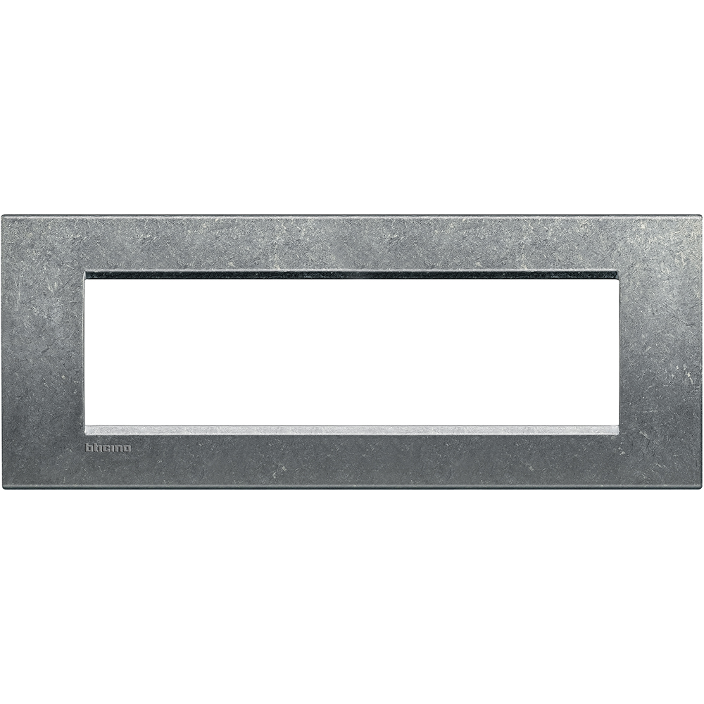 BTICINO - LNA4807NA Square cover plate 7 modules - native 