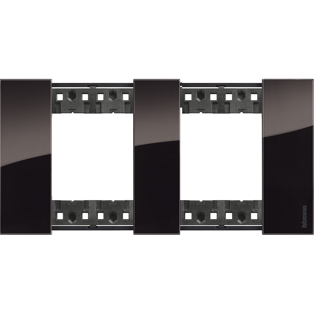 BTICINO - KA4802M2DG 2+2 modules Living Now cover plate - night 
