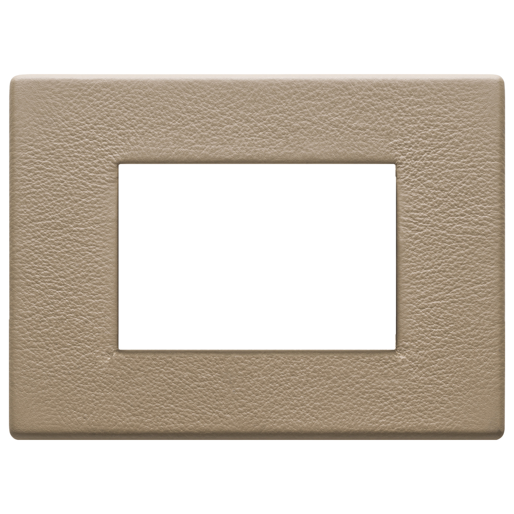 VIMAR - 22653.21 - Plate 3M leather Savannah