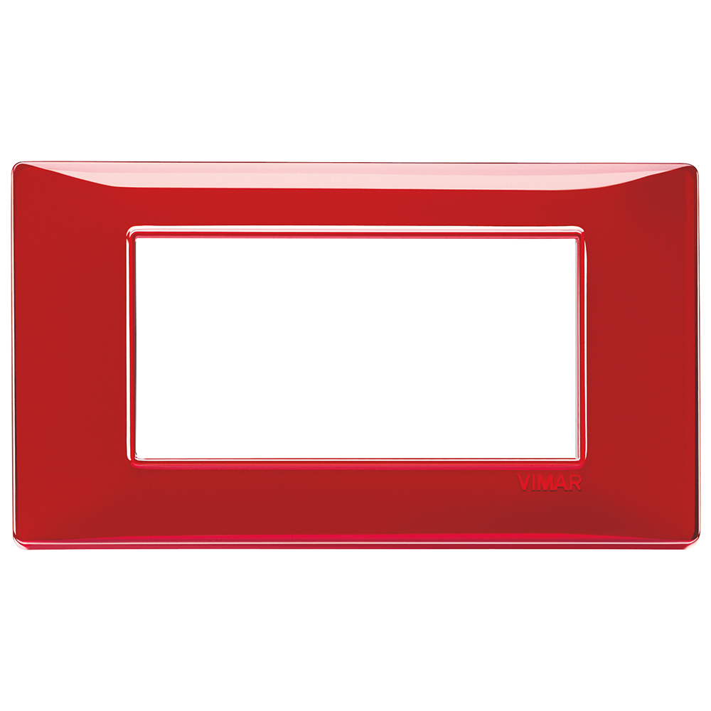 VIMAR - 14654.51 - Plate 4M Reflex ruby