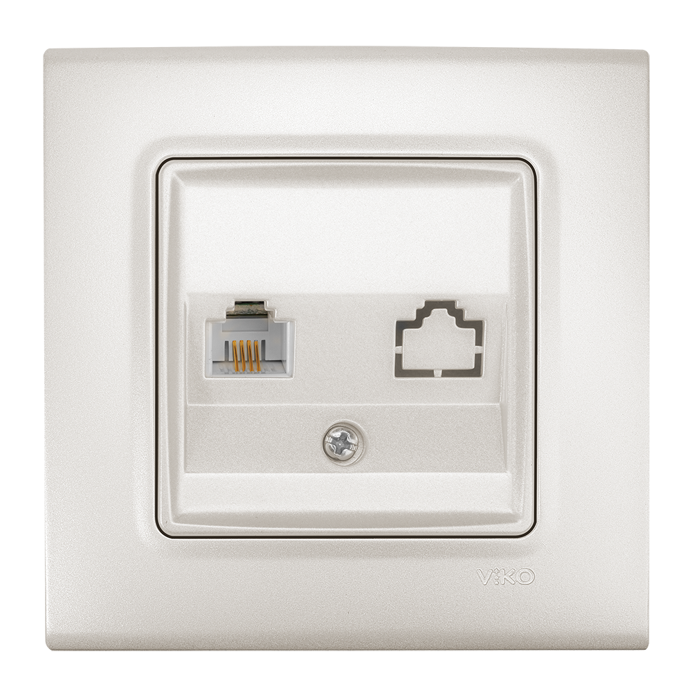 Viko Socket VIKO - Data socket CAT5e LINNERA LIFE pearl 90403032-BG