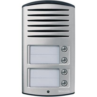 BTICINO - 342941 Four families Linea 2000 audio entrance panel 