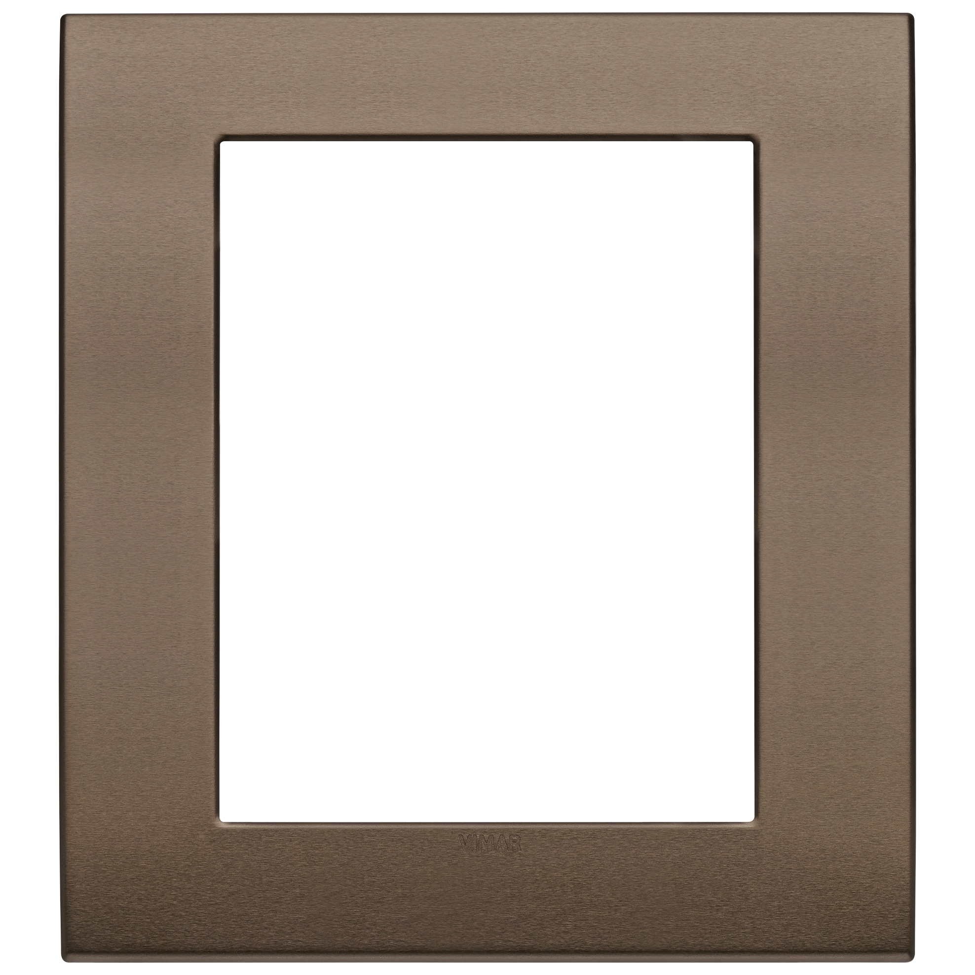 VIMAR - 19668.17 - Classic plate 8M aluminium dark bronze