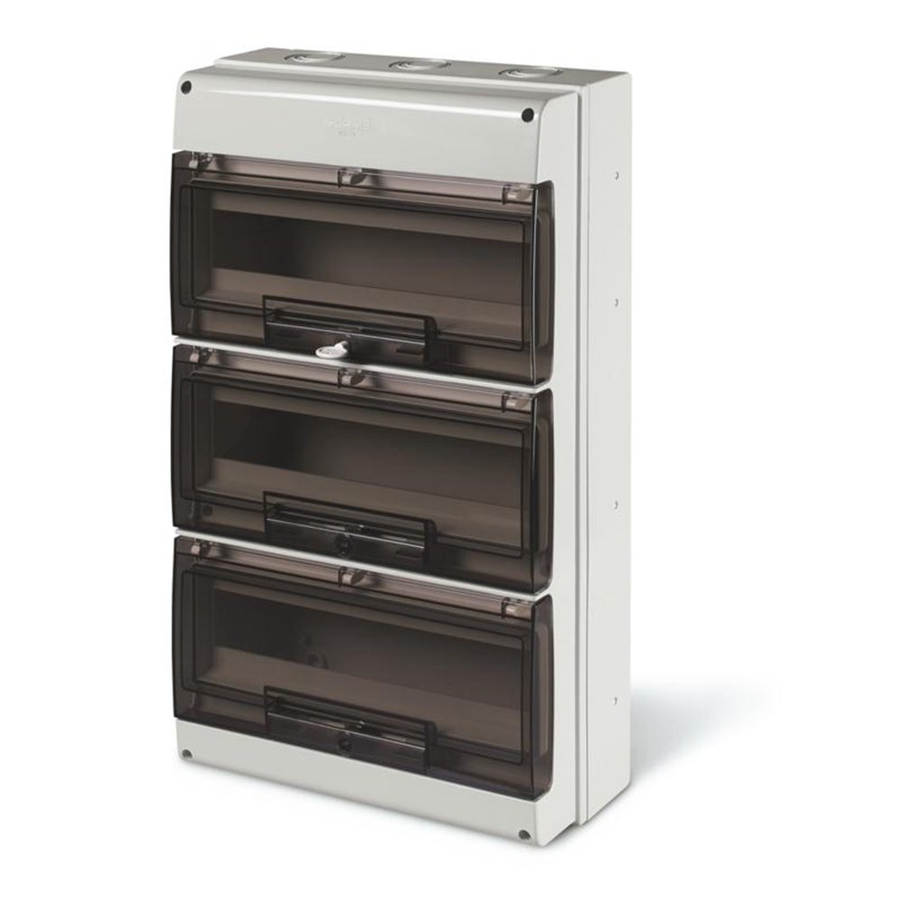 SCAME - Табло за открит монтаж 3х16 мод серия Domino IP66 328x550x140mm  672.5048