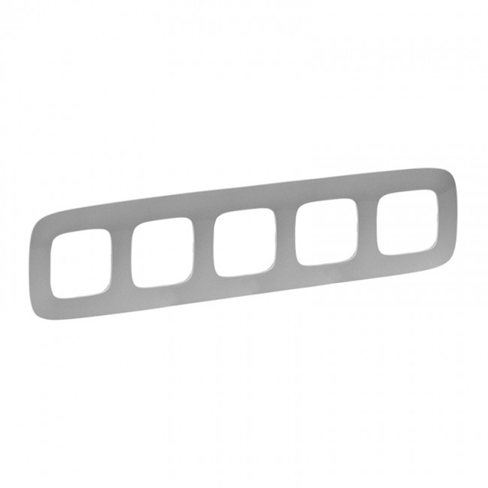 LEGRAND - 7 543 95 Plate Valena Allure - 5 gang - aluminium