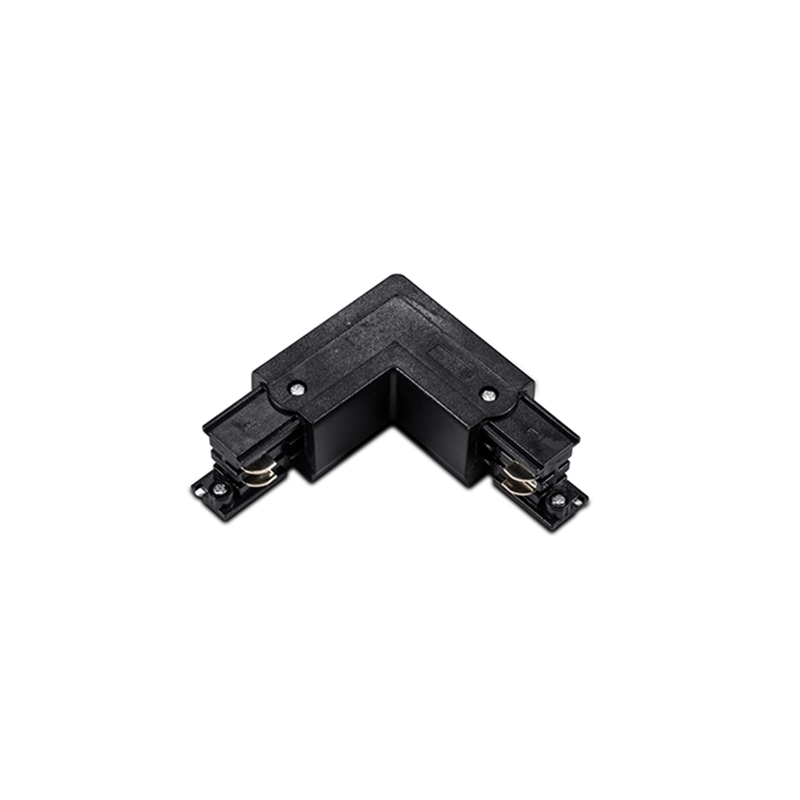 ACA LIGHTING - 4WLBL LEFT  ANGLE 90° 4 WIRES BLACK