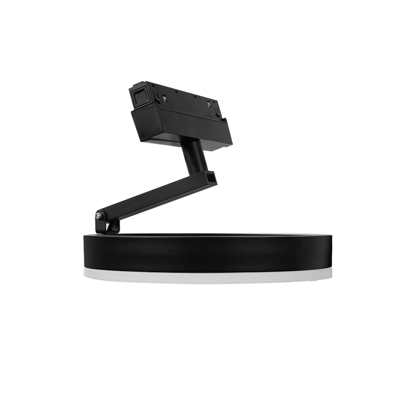 ACA LIGHTING - BLACK MAGNETIC LUMINAIRE 48V DV 12W 4000K 700LM 90° OSRAM RA90 Φ200*33MM MARION1240B