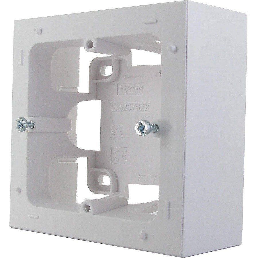 SCHNEIDER ELECTRIC - S520762 Odace - Styl - surface mounting box for mechanism - 1 gang - white
