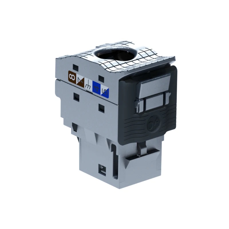 LEGRAND - 632905 PC1 Connector, RJ45, Cat.6A STP, without crimping Linkeo C