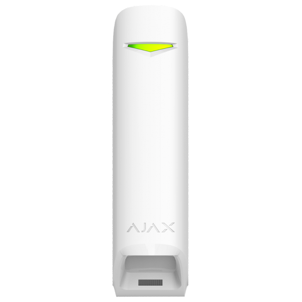 AJAX - Wireless PIR motion sensor, 6°, range 15m @ h=2.4m, IP50, white, MotionProtect Curtain 38195.36.WH1
