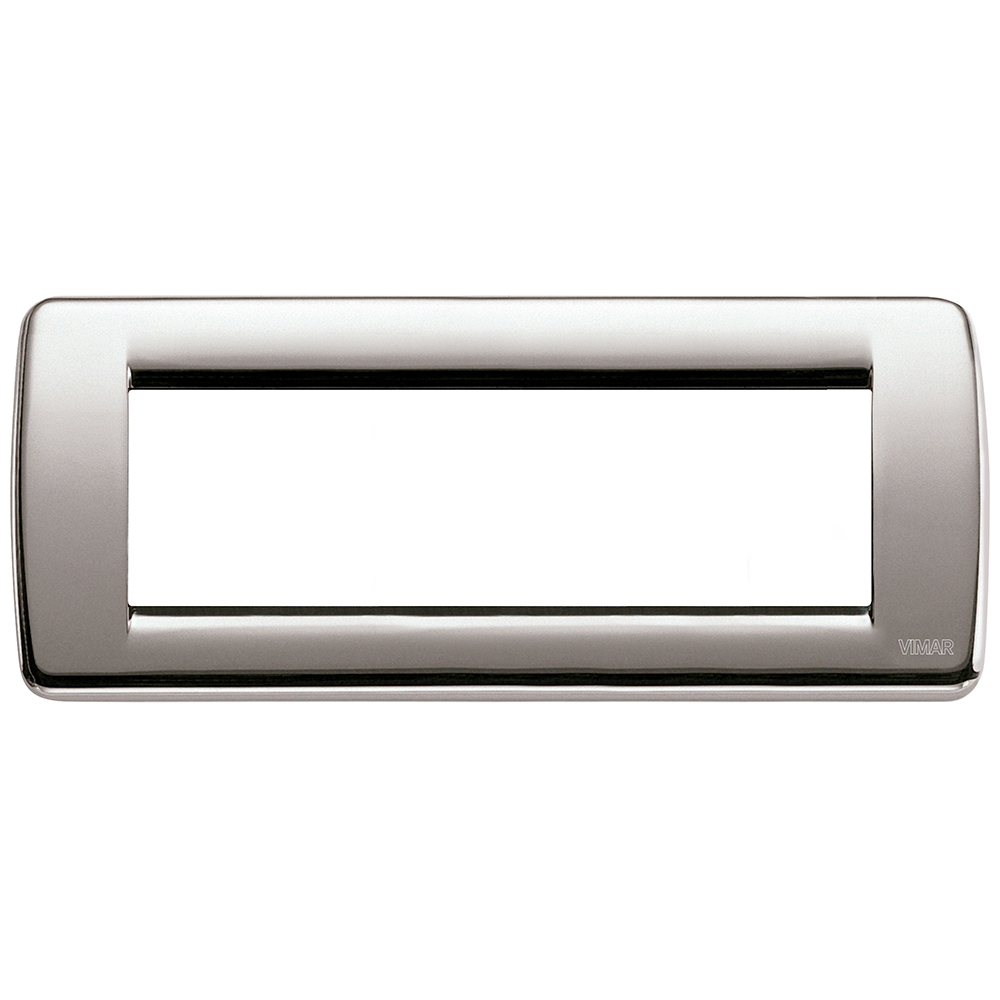 VIMAR - 16756.34 - IDEA Rondò Рамка 6М италиански стандарт Brushed nickel