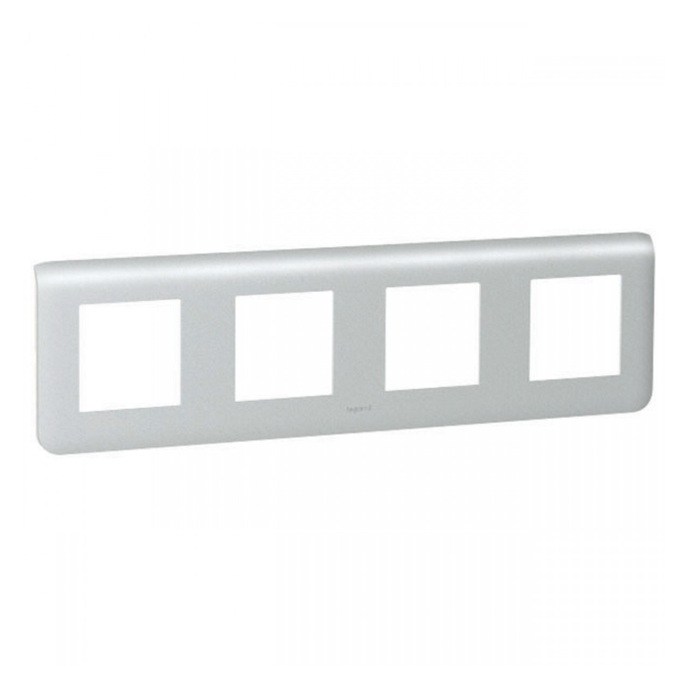 LEGRAND - 0 793 08 Plate Mosaic - 10 horizontal modules - alu