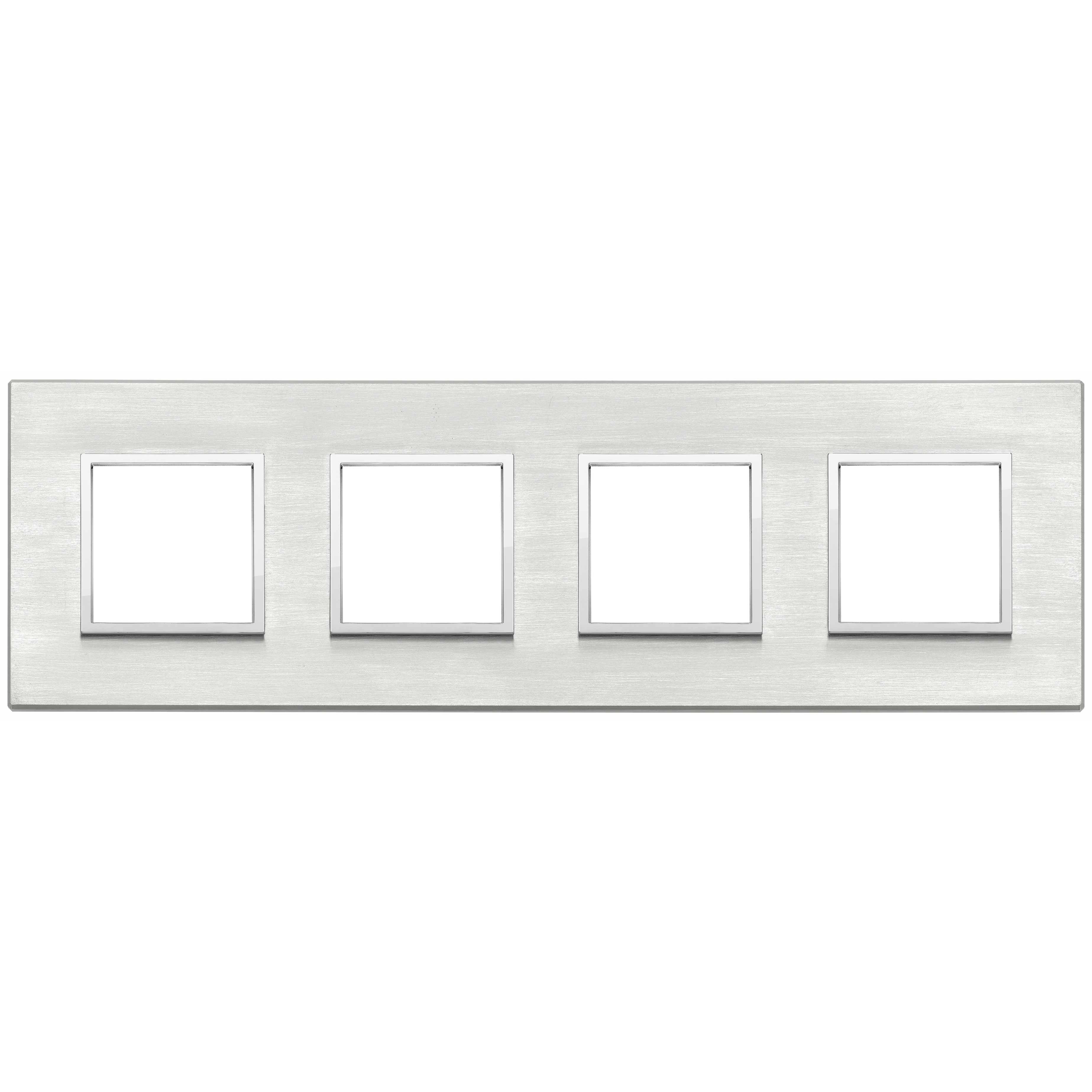 VIMAR - 21669.02 - Plate 8M (2+2+2+2) 71mm Next grey