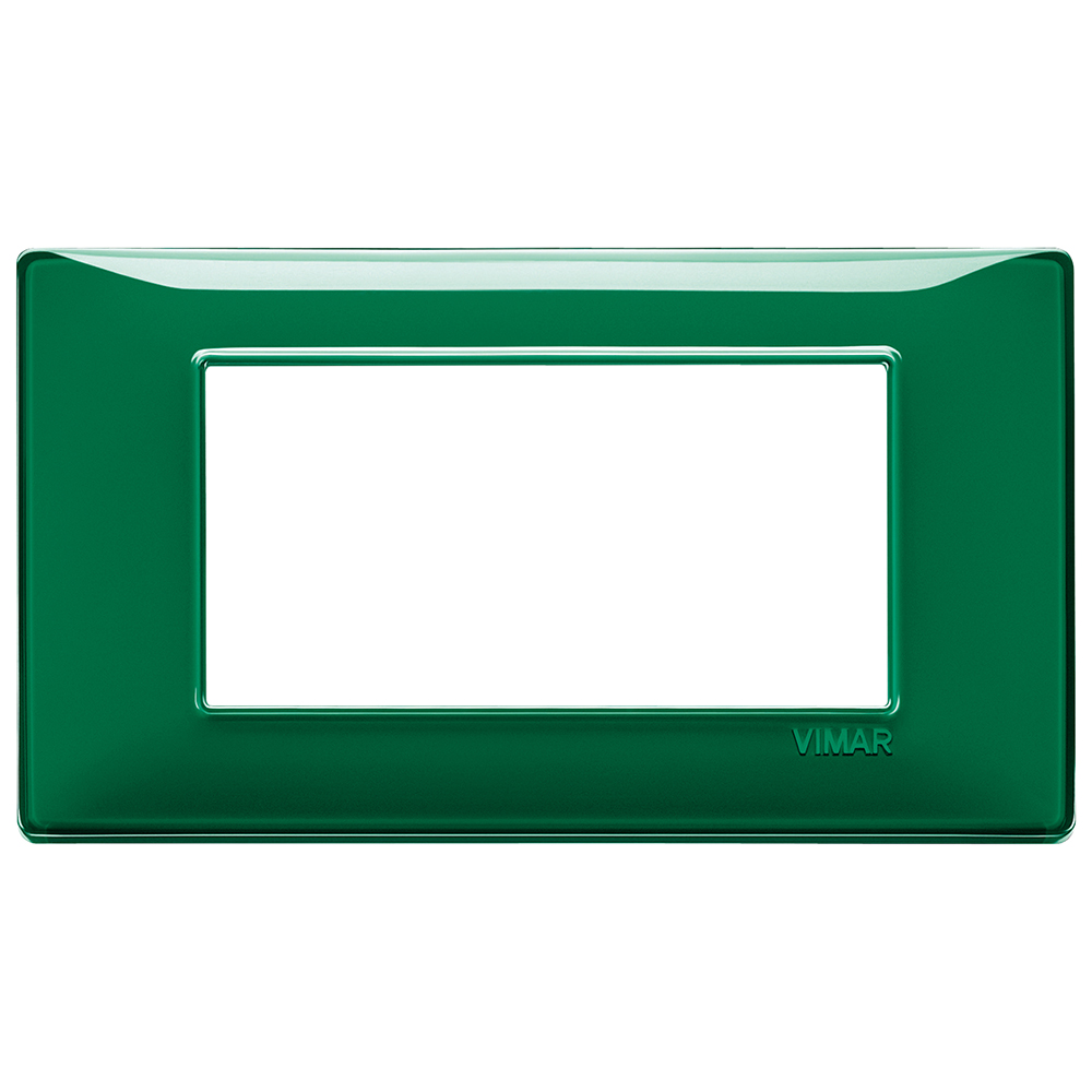 VIMAR - 14654.47 - Plate 4M Reflex emerald